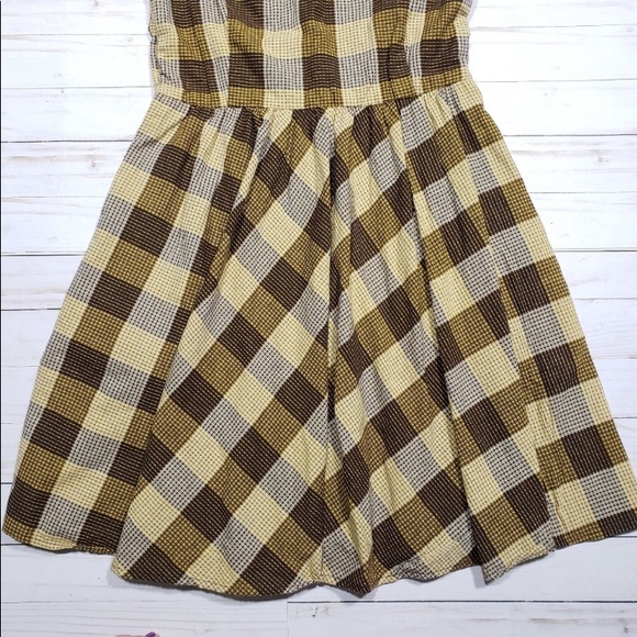 Fossil Madeline Fit & Flare Plaid Dress - Picture 10 of 13